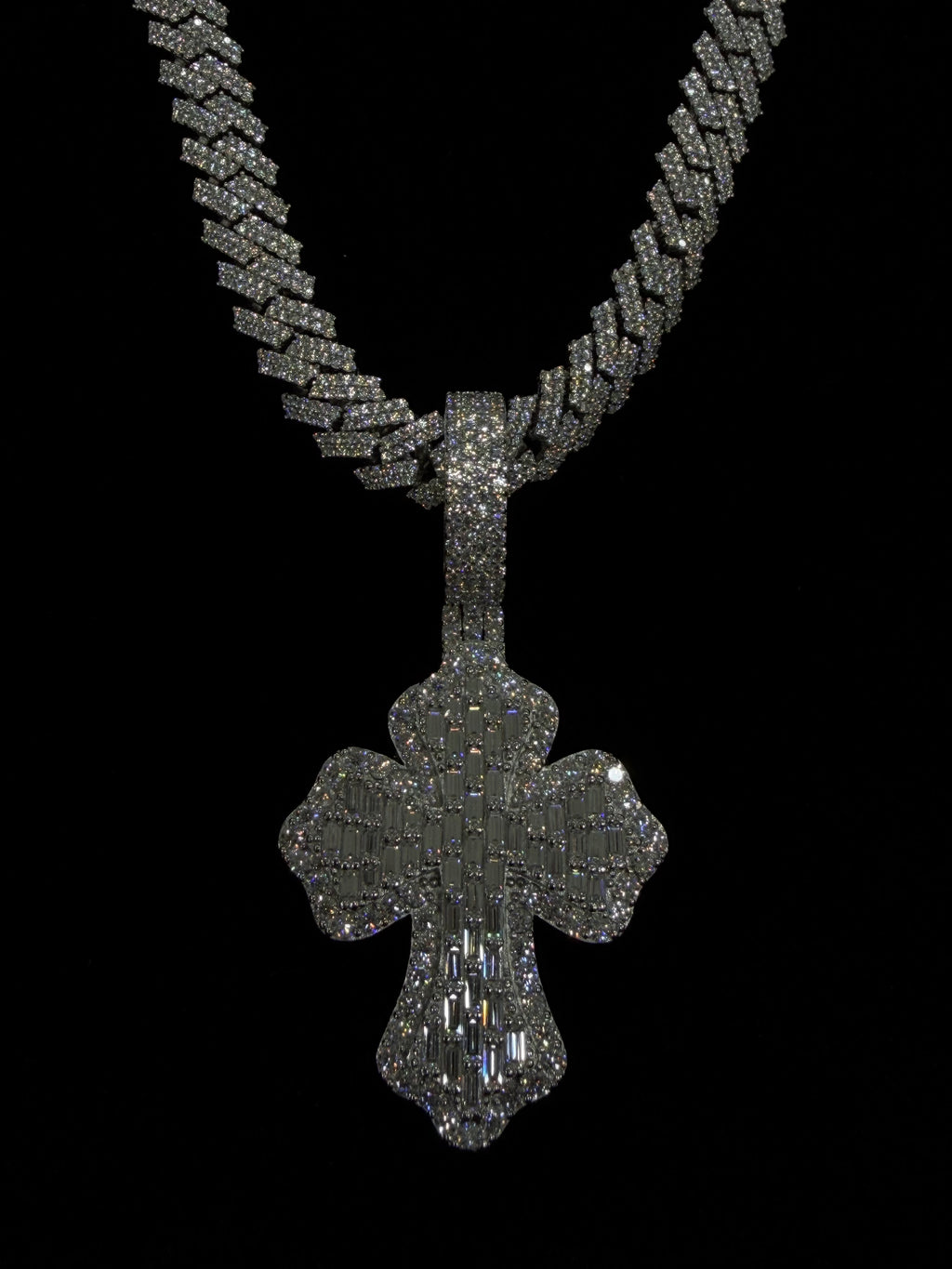 Baguette Cross Pendant (바게트 크로스 펜던트)