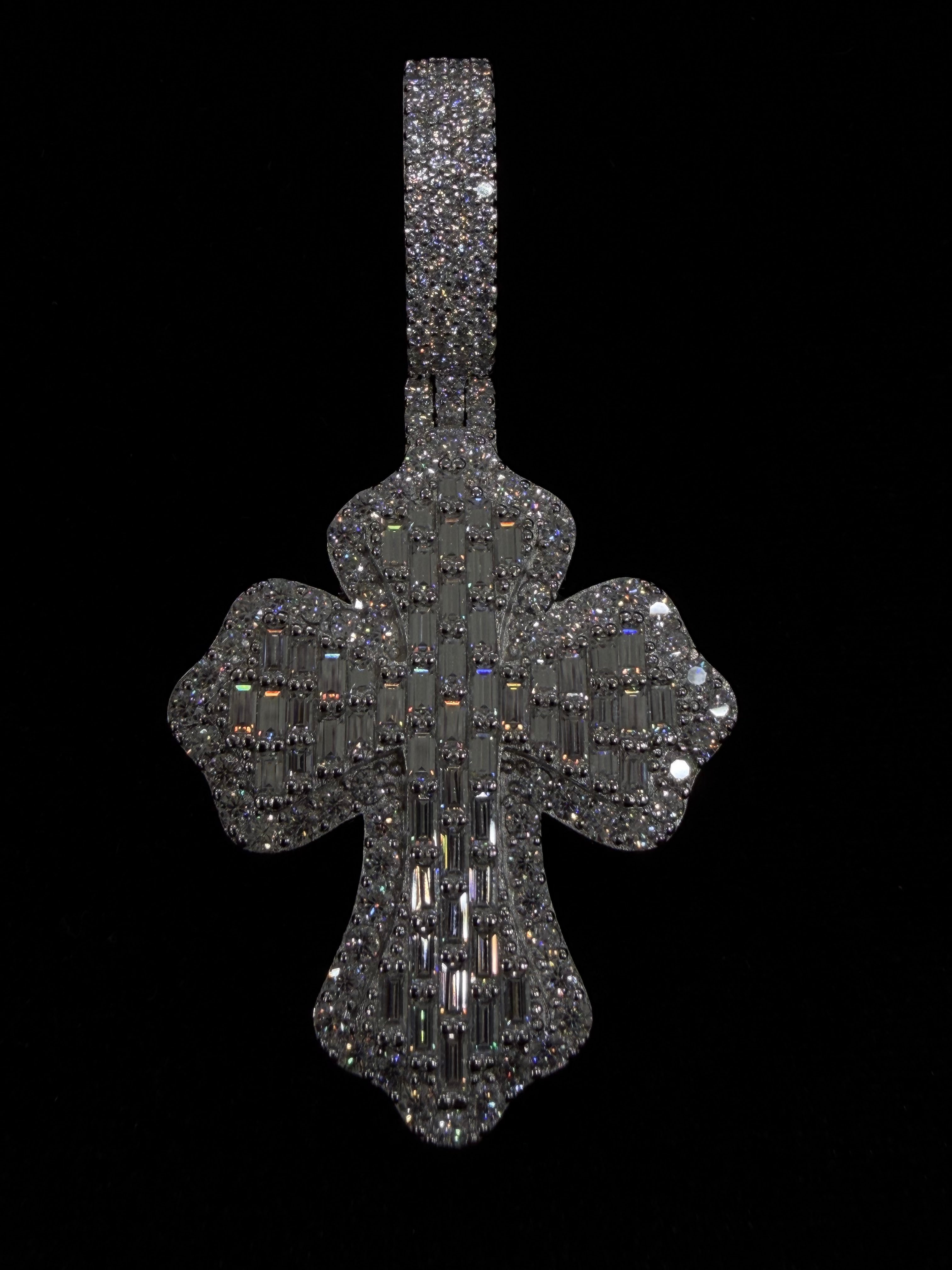 Baguette Cross Pendant (바게트 크로스 펜던트)