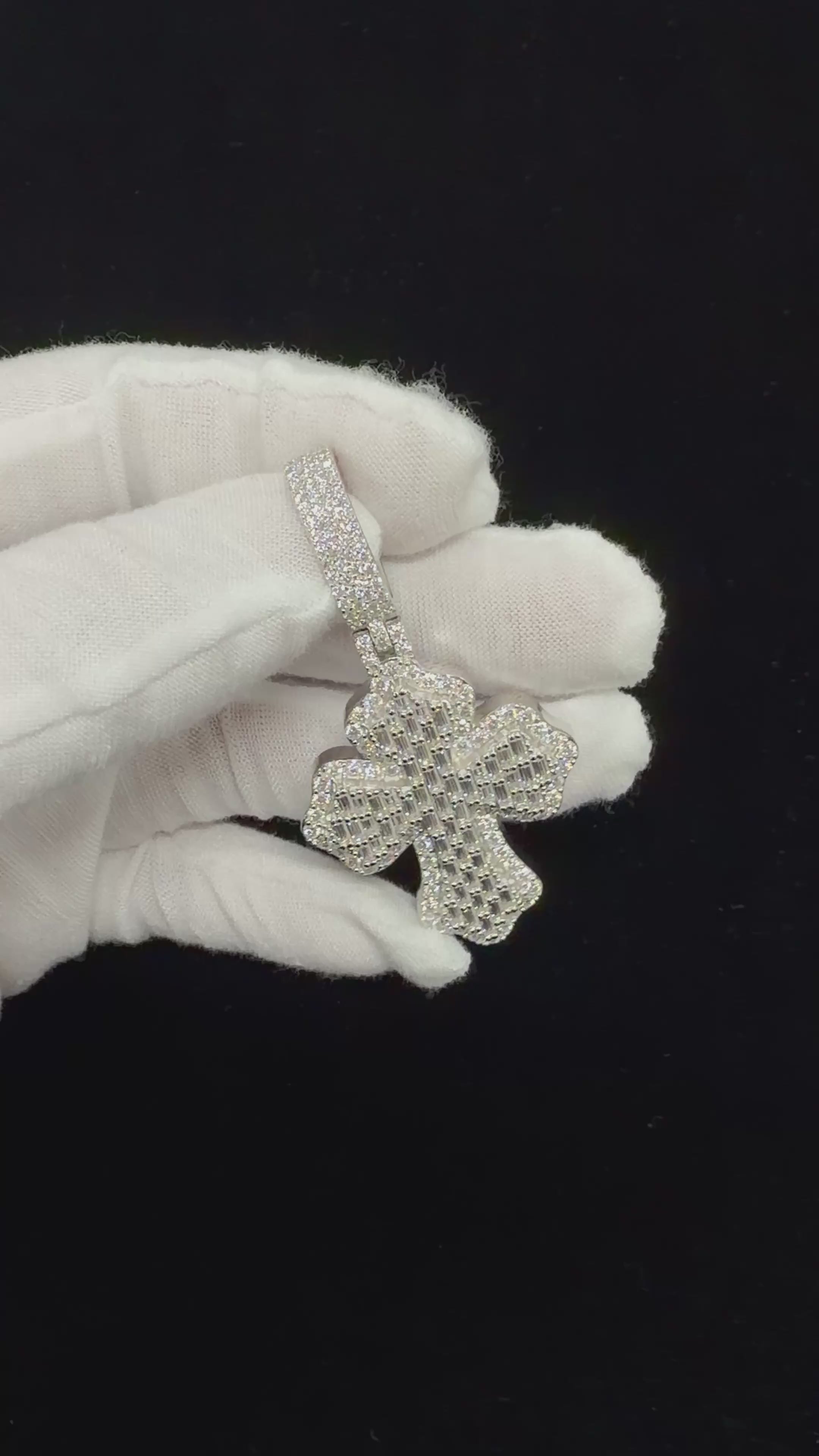 Baguette Cross Pendant (바게트 크로스 펜던트)